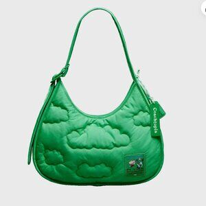 Coach Coachtopia Loop Ergo Bag With Cloud Quilting Eletric Kelp Bag CV875- 2024